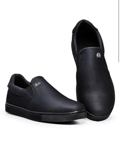 Kit 3 Sapatenis Slip-on Masculino Tenis Super Confort (Preto/Cinza/Azul, BR, Adulto, Faixa Numérico, 41, 42)
