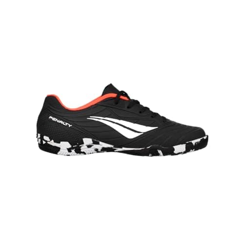 Chuteira Futsal Penalty Matis Kids Xxi Preto/branco/coral 126241-9771-30