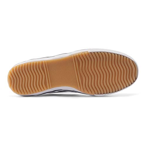 Sola do tênis casual masculino Rainha VL 2500, com padrão de ondas e cor marrom.