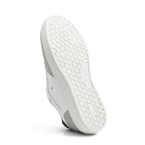 Tênis Sapatenis Masculino Sandrini Evoke Lite Couro (Branco, Cinza e Marinho, BR, Adulto, Numérico, 41)