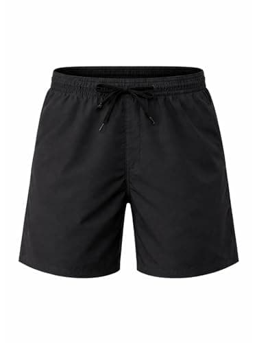 Short Masculino Tactel Esportivo Bermuda Leve Slim Treino Academia Esporte (BR, Alfa, G, Regular, Regular, Preto)