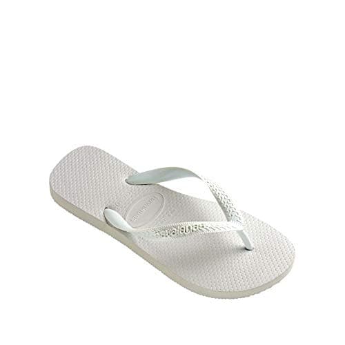 Chinelo Havaianas Top Branco para Adulto Unissex Tamanho 37/38