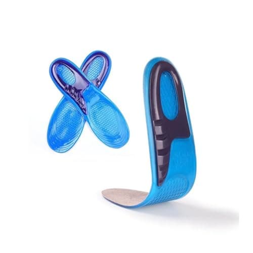 Palmilha Gel Ortopedica Palmilha De Silicone Fascite Plantar Anti Impacto Confortável Tamanho Unico Ajustável Homens e Mulheres (36 a 42)