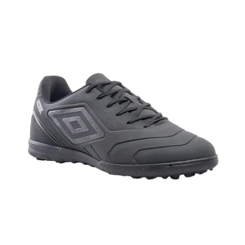 Tênis de futebol Umbro Attak III Society para grama artificial, preto.