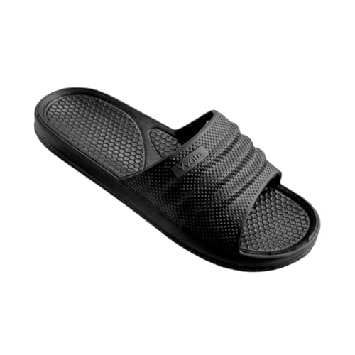 Chinelo Sandália Slide Leve Yvate Massageador Nuvem 1708 (Preto, BR, Adulto, Numérico, 41)