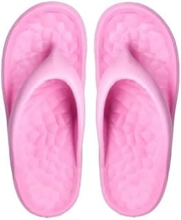 Chinelo sandália ortopédico rosa claro com solado tratorado e textura em relevo
