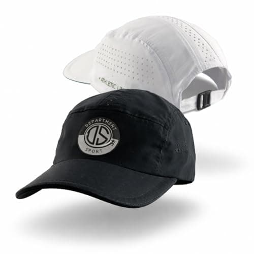 Boné Esportivo Unissex TECH-FIT | Leve Respirável com Ajuste de Pressão |DEPARTMENT STORE (PRETO)