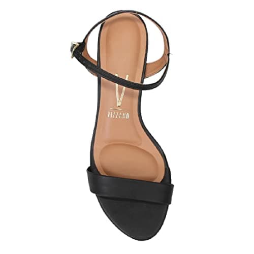 Sandália Vizzano Salto Bloco Feminino, Preto, 36