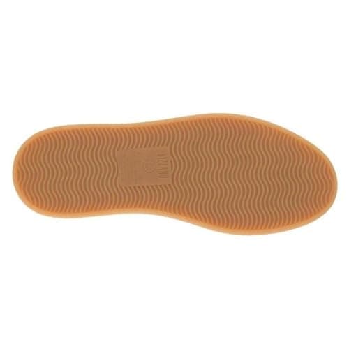 Sola do tênis VIZZANO, cor marrom com padrão de ondas, confortável e durável.