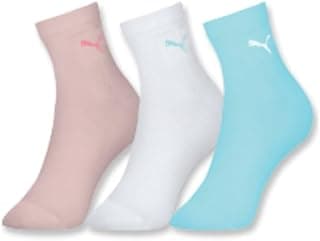 Kit 3 Meia Esportiva Feminina Cano Médio 34 a 39 Puma