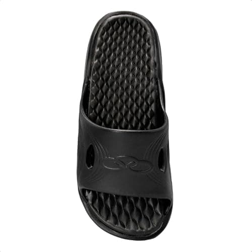 Sandália de borracha Olympikus Corre Flip Flop Black, estilo esportivo e confortável.