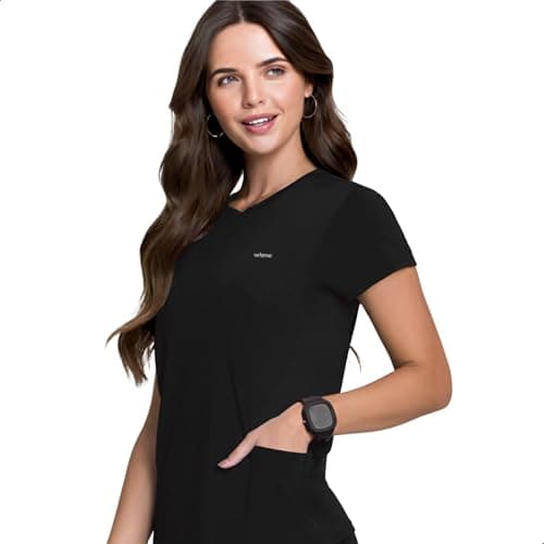 SELENE Camiseta Fitness Academia Poliamida Esportiva com Bolso Lateral Dry UV50+ Adulto, Preto, GG