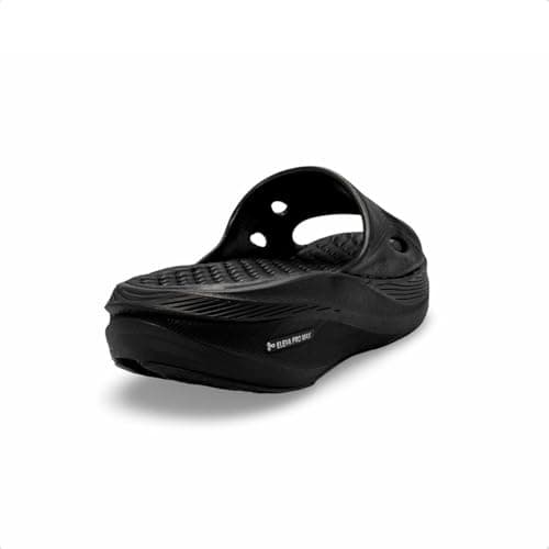 Detalhe da sandália Olympikus Corre Flip Flop Black, com design ergonômico e respirável.