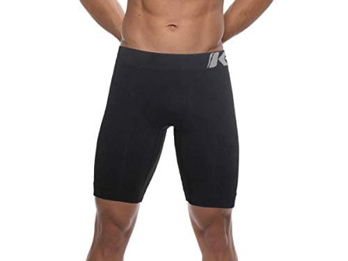 Bermuda térmica esportiva anti assadura sem costura Keeper (Preto, GG (50/52))