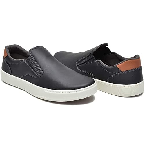 Sapatenis Masculino Confort Slip On Ultra Conforto - Preto/39