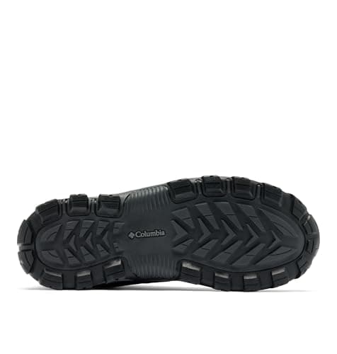 Columbia Bota masculina impermeável Transverse Hike, Aço preto/cinza ti, 41