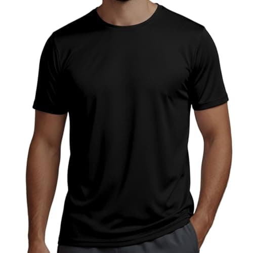 TRIFIL Camiseta Microfibra Poliamida Dryfit Esportiva Masculina, Preto, GG