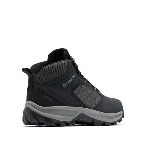 Columbia Bota masculina impermeável Transverse Hike, Aço preto/cinza ti, 41