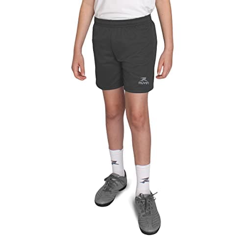 Short Esportivo Basic Muvin – Infantil – (12, Chumbo)