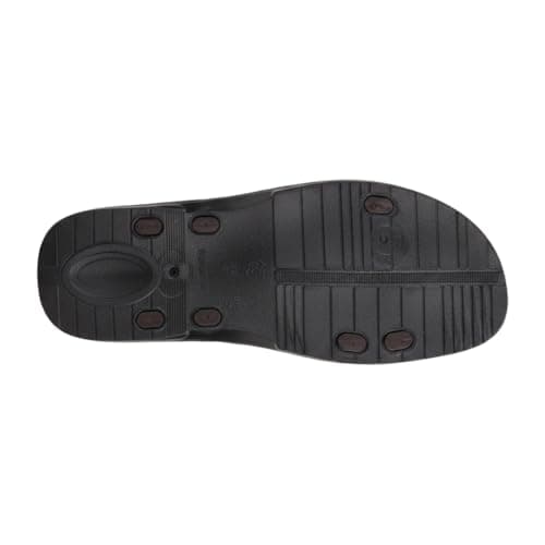 Sandália Sandrini Neoslide Masculina Casual Confortável Leve (Café, BR, Adulto, Numérico, 41)