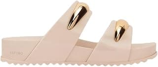 Chinelo Feminino Papete Zaxy Metal Dourado Casual 19272