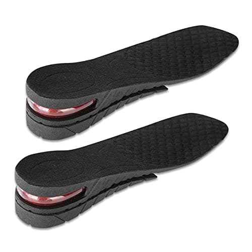 Palmilhas de aumento de altura Elevador Palmilha ortopédica Palmilha Air Up Heel Lift Palmilha inserções de salto para mulheres dos homens (02# 2 camadas)