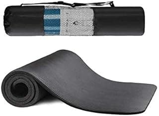 Tapete de Yoga Preto Bravus Sport em NBR com sacola