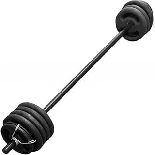 Barra de Treino 120cm para Musculação e Agachamento, Equipamento Fitness Profissional para Casa e Academia