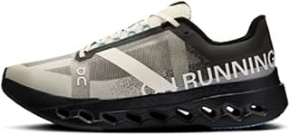 On Tênis de corrida masculino Cloudsurfer Nxt Lumos em preto e cinza, tênis esportivo de desempenho