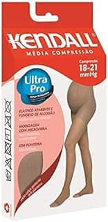 Kendall Meia Calça de Compressão P/ Gestante S/ Ponteira Tamanho:P;Cor:Mel