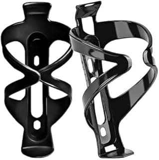 Kit 2 Suporte de Garrafa de Água para Bicicleta MTB/Speed – Nylon Resistente, Leve e Prático, Acessório de Ciclismo Preto, para Transporte de Caramanhola,Manutenção e Hidratação durante Pedaladas Bike