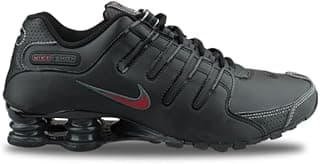 Tênis de corrida masculino Nike Shox NZ preto-vermelho