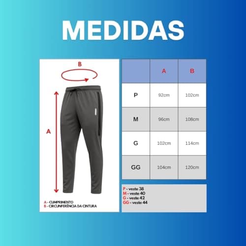 Genérico Calça Masculina Dry Fit Slim Esportiva Fitness Academia Com Bolso Lateral Tecido Reforçado (BR, Alfa, G, Regular, Regular, Cinza)