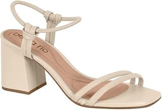 Du Shoes Sandália Feminina Beira Rio Salto Grosso 8436.213 - Original