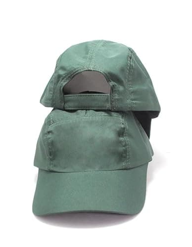 Boné Esportivo Liso Tactel Aba Curva Strapback (Tactel, Verde)