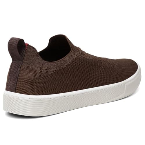 Tênis Masculino Casual Sapatênis Urbano Slip On Iate - Marrom/41