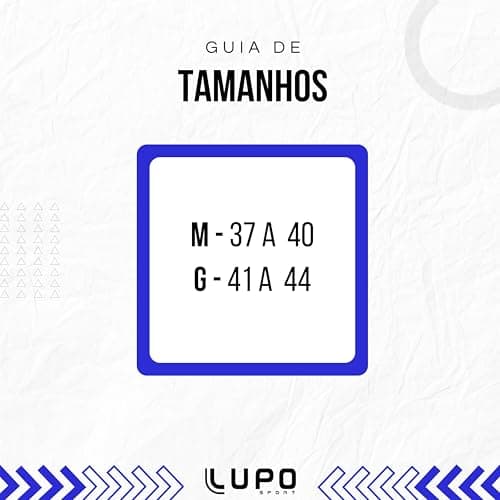 Lupo Kit 6 Pares de Meia Lupo Cano Médio Forro Atoalhado Punho Canelado Algodão Sport Original, 2 Branca - 2 Cinza - 2 Preta, 41-44