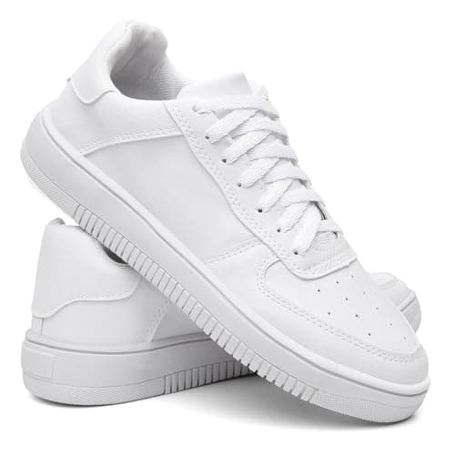 Tênis Masculino Branco Estilo Clássico Solado Macio