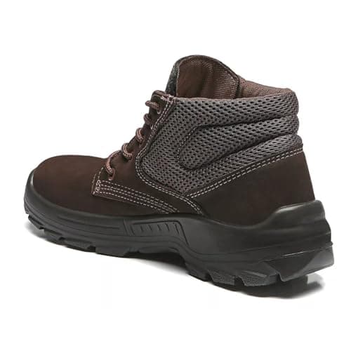 Bota Botina Nobuck Epi Bracol Bae Dubai Cor Preto Bico Pvc (Moderno, MARROM, BR, Adulto, Numérico, 39)