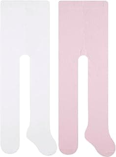 Genérico Kit 2x Meia Calça Grossa Fio 80 Infantil Ref 9555 - Selene