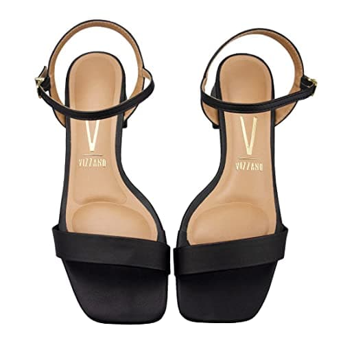 Sandália Casual, Vizzano, Feminino, Preto, 36