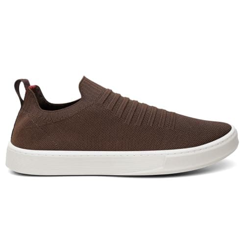 Tênis Masculino Casual Sapatênis Urbano Slip On Iate - Marrom/41