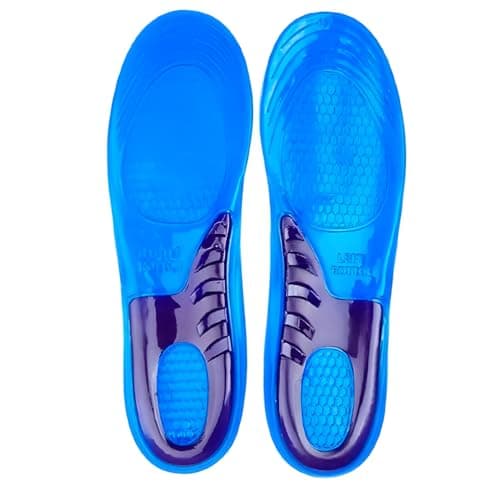 Kit 2 Pares Palmilha Ortopédica de Gel Fascite Plantar – Ultra Conforto, Anti Impacto, Palmilha Silicone para Dor nos Pés e Esportes, Sapatilha e Tênis | InoVibes