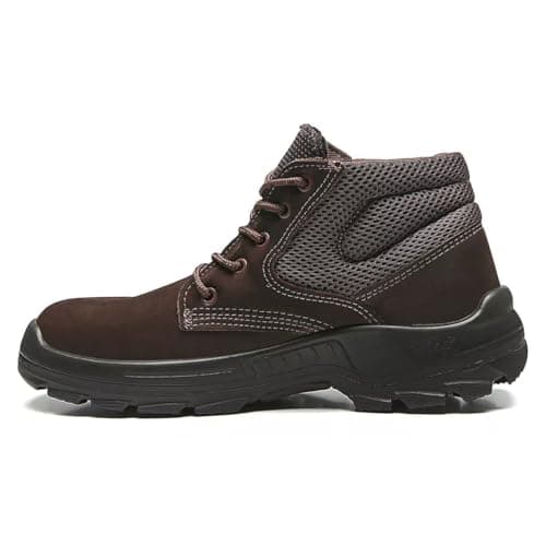 Bota Botina Nobuck Epi Bracol Bae Dubai Cor Preto Bico Pvc (Moderno, MARROM, BR, Adulto, Numérico, 39)