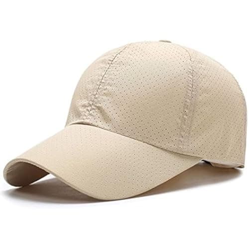 Boné Esportivo Unissex de Secagem Rápida, Nude, Respirável e Ajustável - Leve, Ventilado e Ideal para Corrida, Trilha, Praia, Bike e Uso Diário
