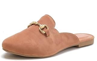 Generic Sandália Feminina Rasteirinha Mule Bico Fino JCL