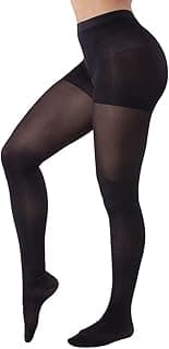 Meia Calça at 862 Select Comfort Premium Média Compressão 20-30 mmhg ponteira fechada Sigvaris Grande Normal Preto
