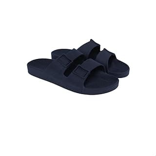 Linus Sandália Unissex - Sandálias Slip On, Confortável e Resistente, Fácil de Limpar, Vegano, Material 100% Reciclado - Baunilha