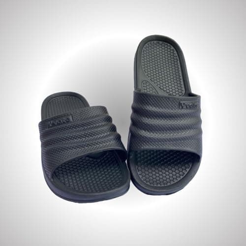 Chinelo Sandália Slide Leve Yvate Massageador Nuvem 1708 (Preto, BR, Adulto, Numérico, 41)