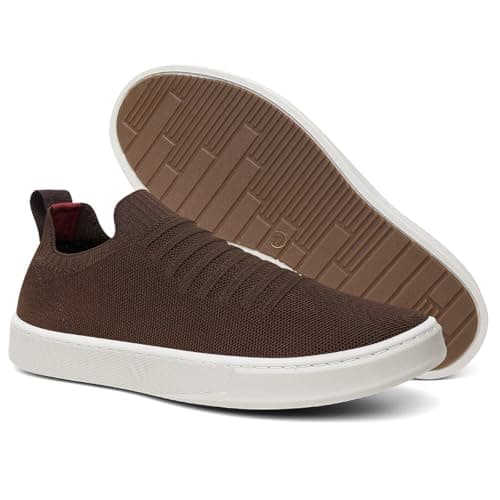Tênis Masculino Casual Sapatênis Urbano Slip On Iate - Marrom/41